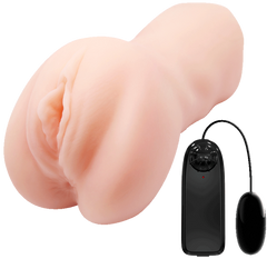 Crazy Bull Lea Vibrating Pocket Pussy Male Masturbator - - Masturbators and Strokers