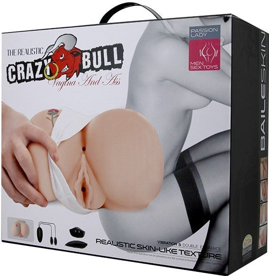 Crazy Bull Rose Vagina & Anal Realistic Male Masturbator Flesh - - Realistic Butts And Vaginas