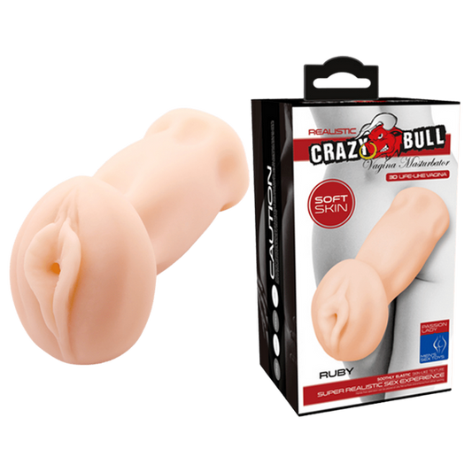 Crazy Bull Ruby Realistic Feel Vagina Masturbator Flesh - - Realistic Butts And Vaginas
