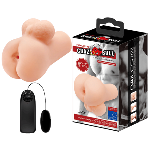 Crazy Bull Vibrating Jack Realistic Ass Masturbator Flesh - Realistic Butts And Vaginas