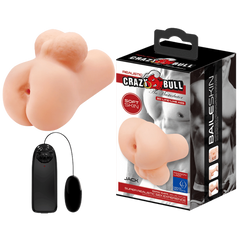 Crazy Bull Vibrating Jack Realistic Ass Masturbator Flesh - - Realistic Butts And Vaginas