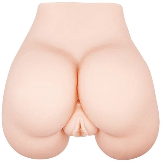 Crazy Bull Back door Vibrating Vagina & Anal Stimulator Flesh - - Realistic Butts And Vaginas