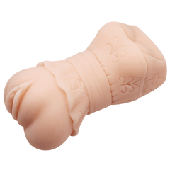 Crazy Bull Water Activated 3D Vagina Realistic Palm Size Masturbator Flesh - - Realistic Butts And Vaginas