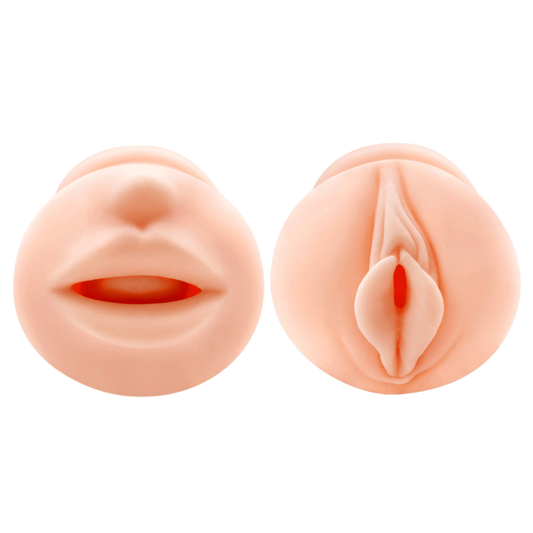 Crazy Bull Nancy Pocket Pussy Double Ended Male Masturbator Flesh - - Realistic Butts And Vaginas