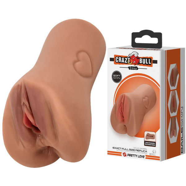 Crazy Bull Elena Exact Full Size Replica Male Masturbator Tan - - Realistic Butts And Vaginas