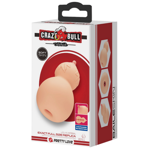 Crazy Bull Calabash Realistic Solo Mens Masturbator Flesh - Realistic Butts And Vaginas