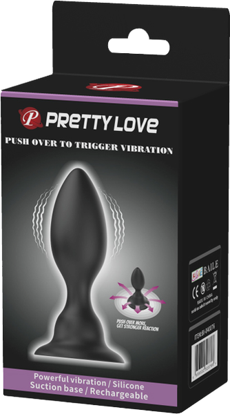 Pretty Love Push Over To Trigger Vibrating Anal Plug - - Butt Plugs