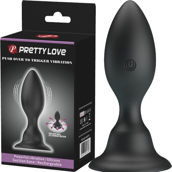 Pretty Love Push Over To Trigger Vibrating Anal Plug - - Butt Plugs