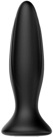 Mr Play 12 Function Vibrating Anal Plug Black - Butt Plugs