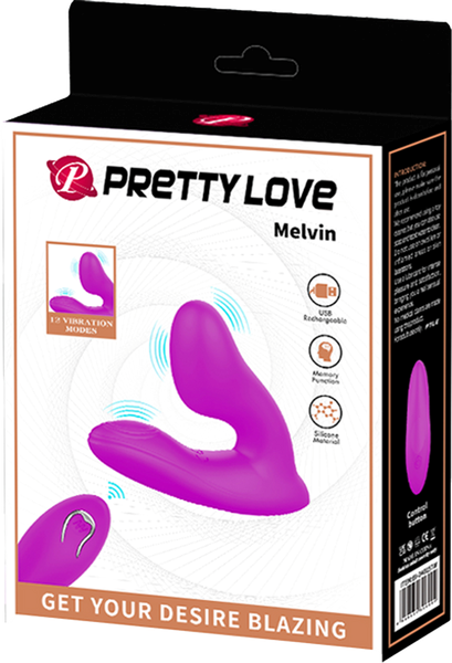Pretty Love Melvin Rechargeable G Spot Massager Purple - - G-Spot Vibrators