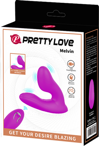 Pretty Love Melvin Rechargeable G Spot Massager Purple - G-Spot Vibrators