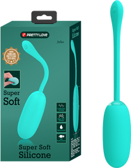 Pretty Love Julius Super Soft Silicone Love Egg Massager Seafoam - - Love Eggs and Kegel Exercisers