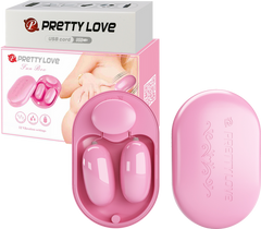 Pretty Love Fun Box 12 Function Vibrating Bullet Massager Pink - - Bullet Vibrators