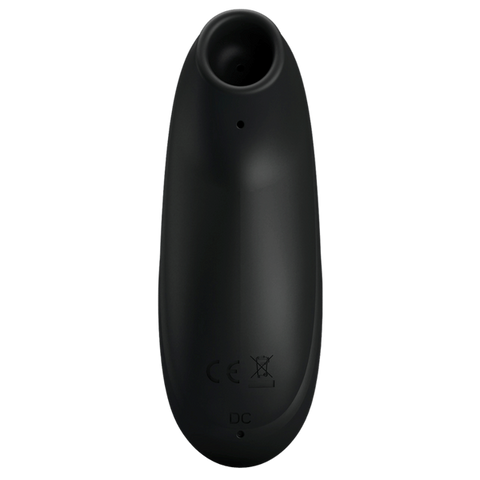 Pretty Love Otis Rechargeable Suction Based Clitoral Massager Black - Clit Ticklers and Pulsators