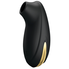 Pretty Love Otis Royal Pleasure Suction Based Clitoral Massager Black / Gold - - Clit Ticklers and Pulsators