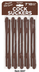 Hott Products Reusable Cocksucker Penis Shape Straws - - Party Gifts and Novelties