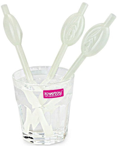 Lovetoy 9 Pack Pussy Straws 9 Penis Ring Set with Textured Designs - Party Gifts and Novelties