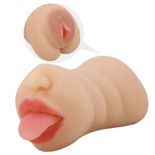 Crazy Bull Sarah Premium Dual Channel Male Masturbator - - Realistic Butts And Vaginas