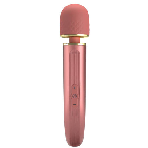 Baile Pretty Love 11.4 Inches Charming Body Wand Massager with Dual Rings - Body Wands