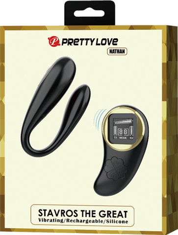 Stavros The Great Nathan Remote Control G Spot Vibrator Black - G-Spot Vibrators