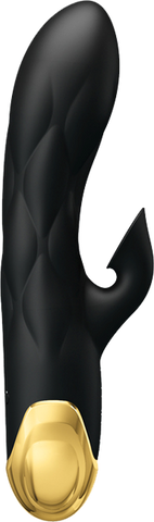 Pretty Love Liberators Rechargeable Rabbit Style Vibrator Black - Rabbit Vibrators