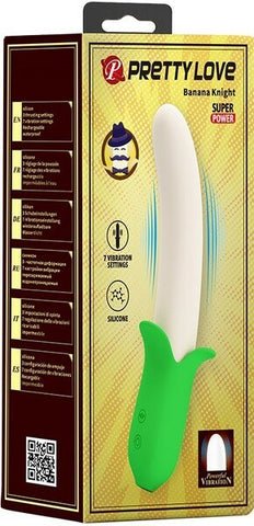 Baile Pretty Love Rechargeable Banana Super Power G Spot Vibrator - G-Spot Vibrators
