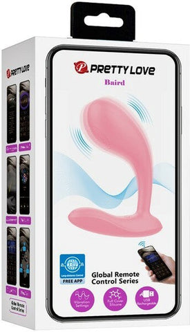 Baile Pretty Love App Control 12 Function Rechargeable Baird Vibrator Pink - G-Spot Vibrators