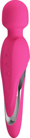 Pretty Love Michael Rechargeable Warming Body Wand Massager Pink Cock Ring - Body Wands