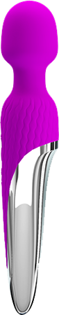 Baile Pretty Love Nathaniel Power Vibrating Body Wand Massager Purple - Body Wands