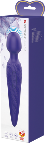 Pretty Love Antony Youth 7 Function Body Wand Vibrator Purple Penile Ring - Body Wands