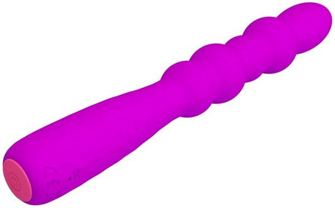Pretty Love Monroe 12 Function Rechargeable G Spot Vibrator Purple Curved Design - G-Spot Vibrators