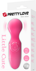 Pretty Love Rechargeable Mini Stick Body Wand Massager Pink - - Body Wands