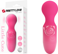 Pretty Love Rechargeable Mini Stick Body Wand Massager Pink - - Body Wands