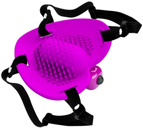 Baile Pretty Love Heartbeat Vibrating Clitoral Massager Purple - Clit Ticklers and Pulsators