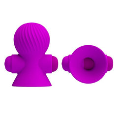 Pretty Love 12 Function Womens Nipple Sucker Purple - - Nipple and Clit Clamps