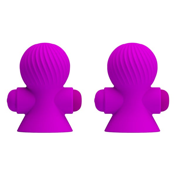 Pretty Love 12 Function Womens Nipple Sucker Purple - - Nipple and Clit Clamps