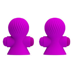 Pretty Love 12 Function Womens Nipple Sucker Purple - - Nipple and Clit Clamps