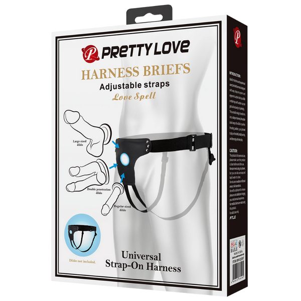 Pretty Love Love Spell Universal Strap On Harness - - Strap On Sextoys