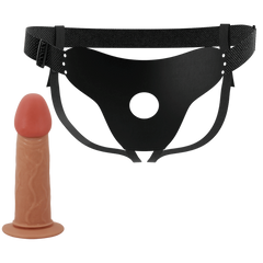 Pretty Love Stark Universal Strap On Harness With 6.9 Dildo Inch Flesh - - Strap On Sextoys