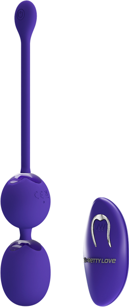 Pretty Love Willie Youth Remote Control Vibrating Love Egg Massager Purple - - Love Eggs and Kegel Exercisers