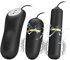 Pretty Love Double Vibro Bullets Massager Black - - Bullet Vibrators