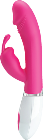 Baile Pretty Love Gene Sound Activated Rabbit Vibrator Pink - Rabbit Vibrators