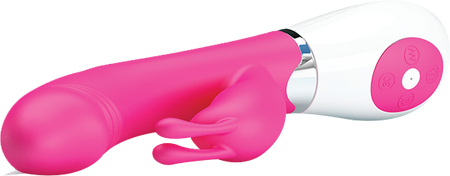 Baile Pretty Love Gene Sound Activated Rabbit Vibrator Pink - Rabbit Vibrators
