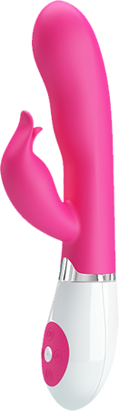 Baile Pretty Love Felix 30 Function Rabbit Style Vibrator Pink Dual Stimulation - Rabbit Vibrators