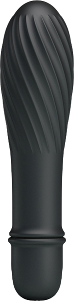 Pretty Love Solomon 10 Function G Spot Silicone Vibrator Black - - G-Spot Vibrators