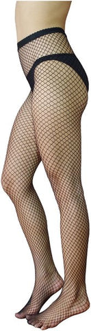 Sax Medium Net Womens Fishnet Pantyhose 2 Seductive Fishnet Design - Hosiery