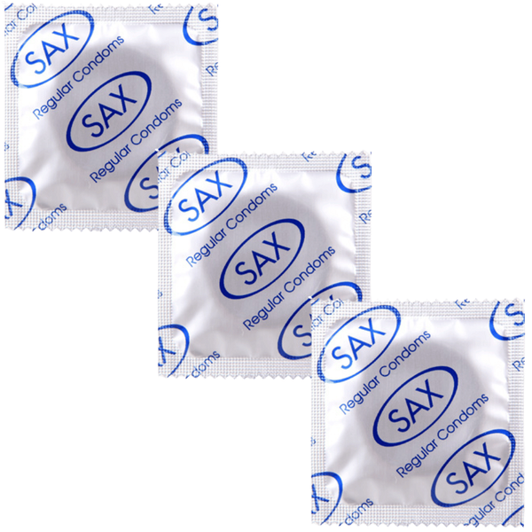 Sax Regular Latex Condoms 53mm 144 Pack - - Condoms
