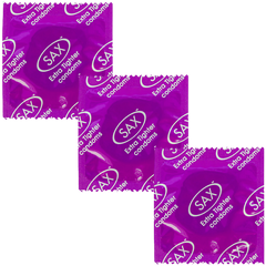 Sax Extra Tighter Fit Latex Condoms 46mm 144 Pack - - Condoms
