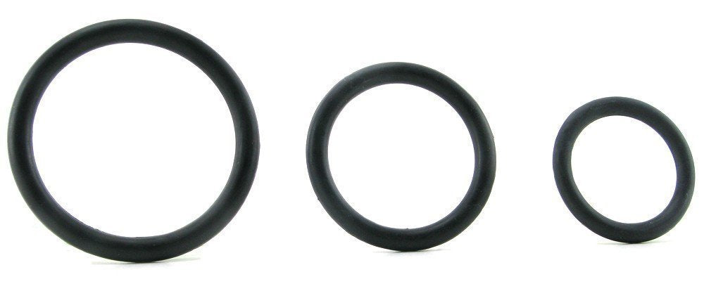 Perfect Fit Silicone 3 Ring Kit - - Cock Rings