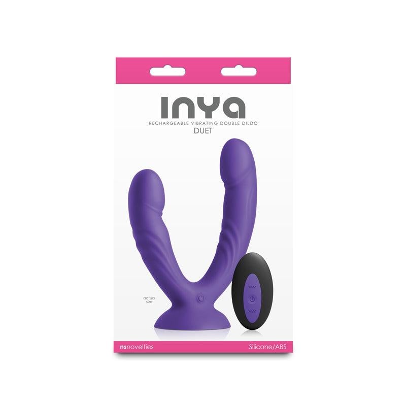 NS Novelties INYA Duet Remote Control Vibrating Double Dildo - Vibrating Dildos